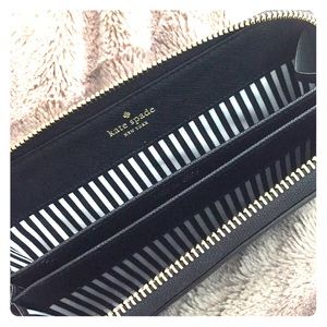 Classic Black Kate Spade Clutch/Wallet